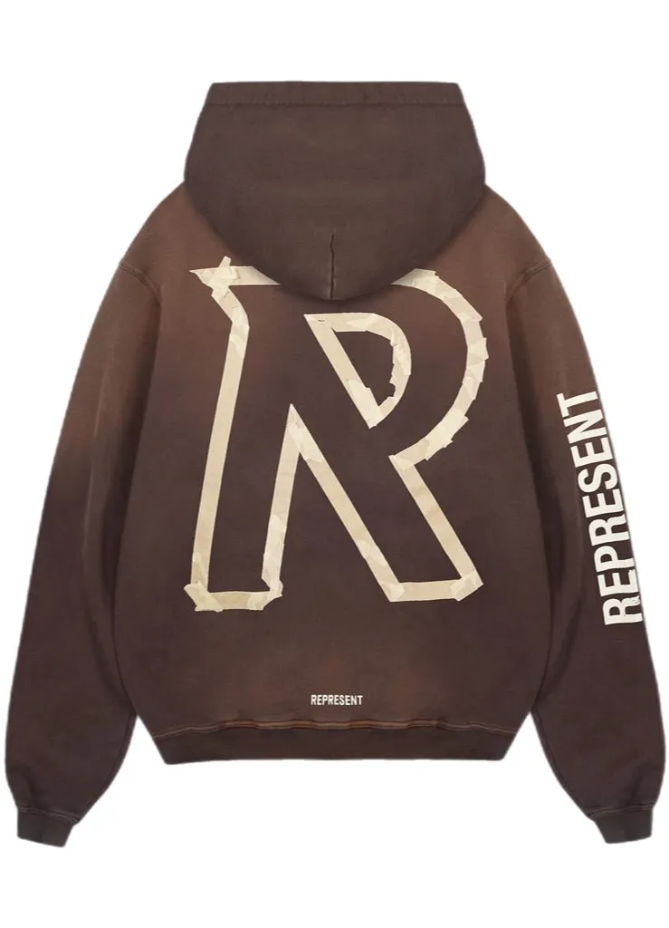 Represent Masking Tape Initial Hoodie