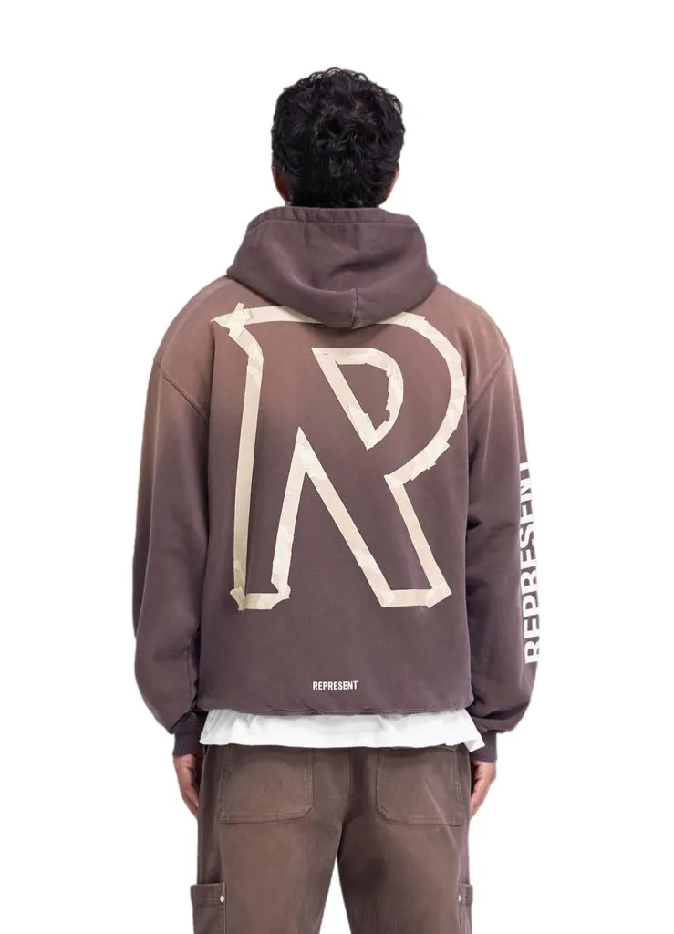 Represent Masking Tape Initial Hoodie