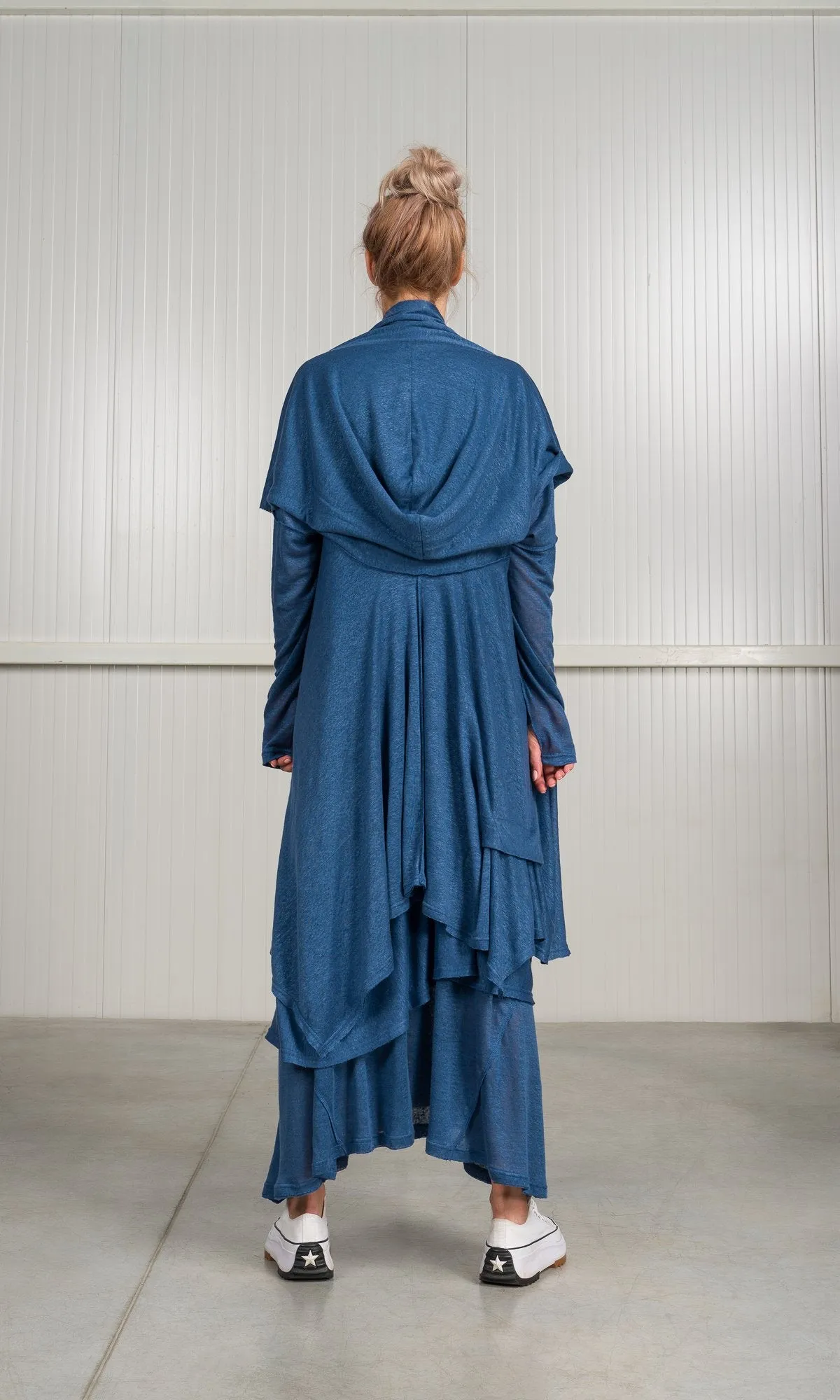 Rich Drapes Linen Knit Cardigan