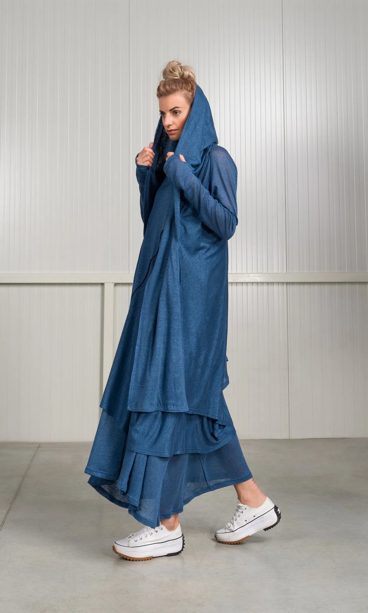 Rich Drapes Linen Knit Cardigan