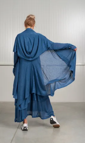 Rich Drapes Linen Knit Cardigan