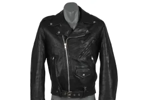 Rocker Vintage Leather Motorcycle Jacket/Size S