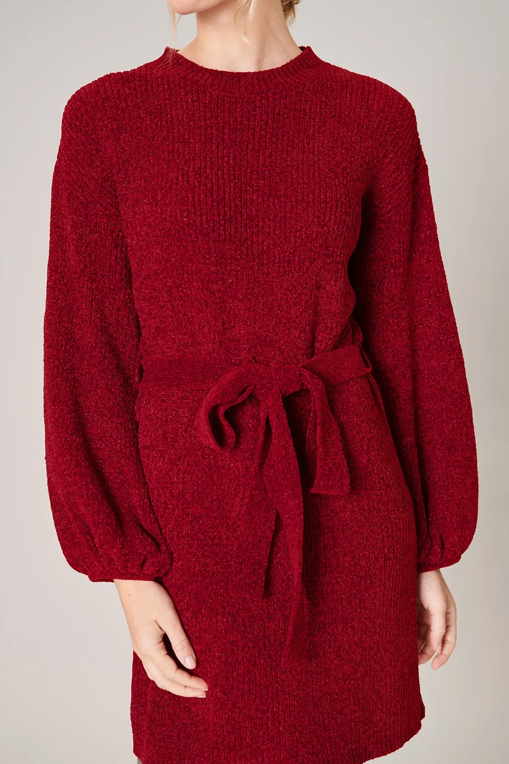 Sabina Chenille Sweater Dress