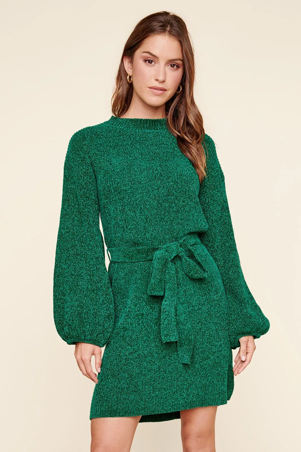 Sabina Chenille Sweater Dress
