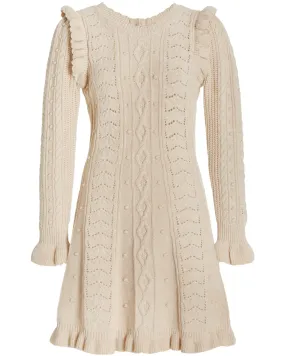 Sand Castle Knit Zeke Mini Dress