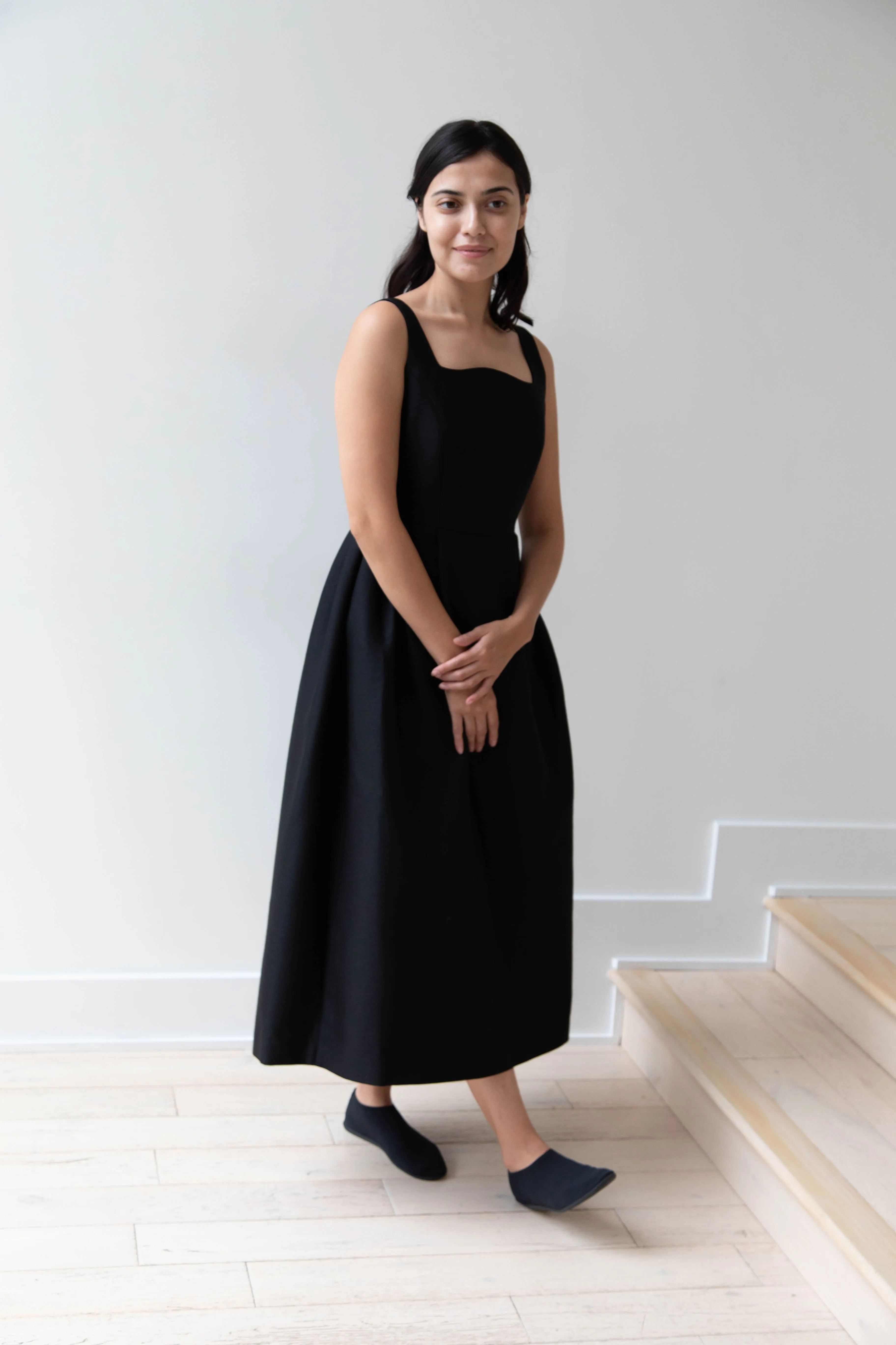 Sandbeige | Hepburn Dress in Black