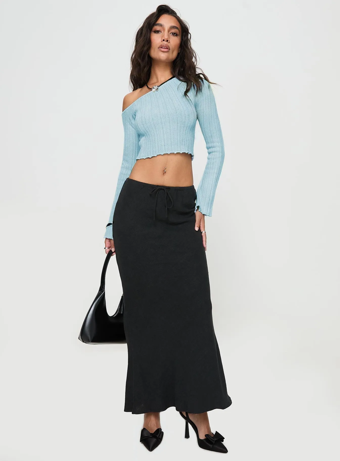 Santorini Knit Top Blue