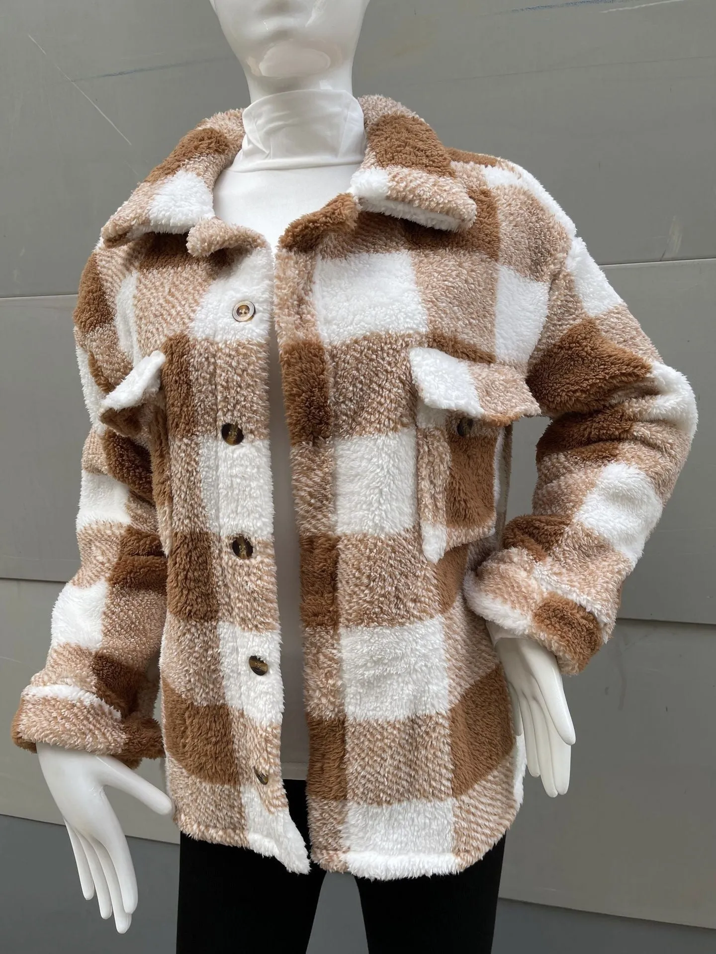 Savanna Serenade Plaid Coat