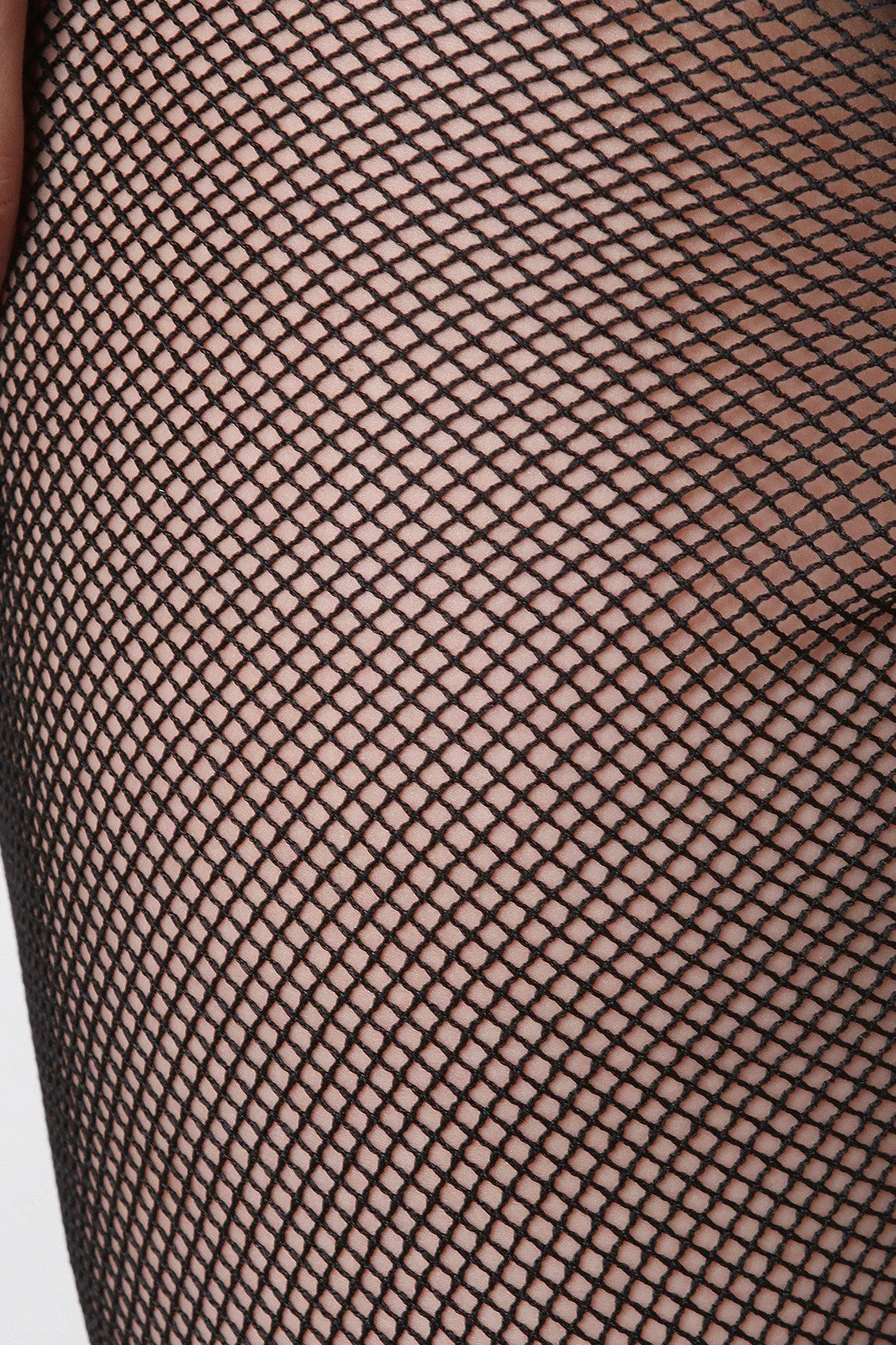 Semi-Sheer Fishnet Mesh Pants