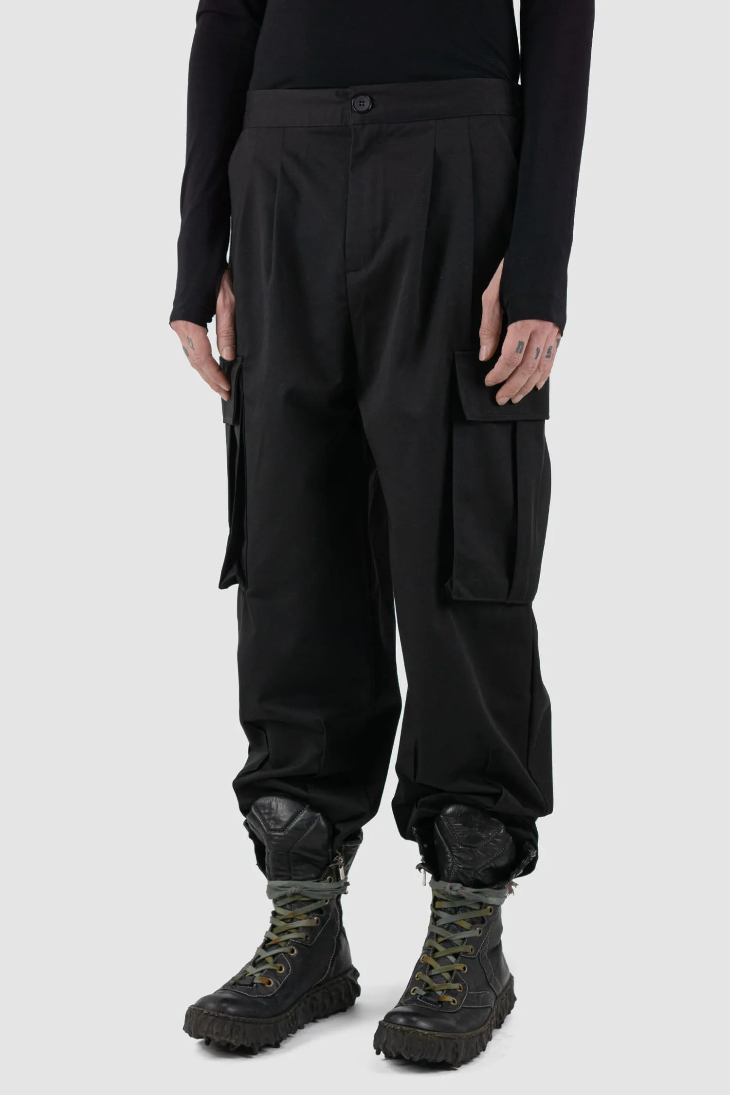 Shortened Military Cargo Pants