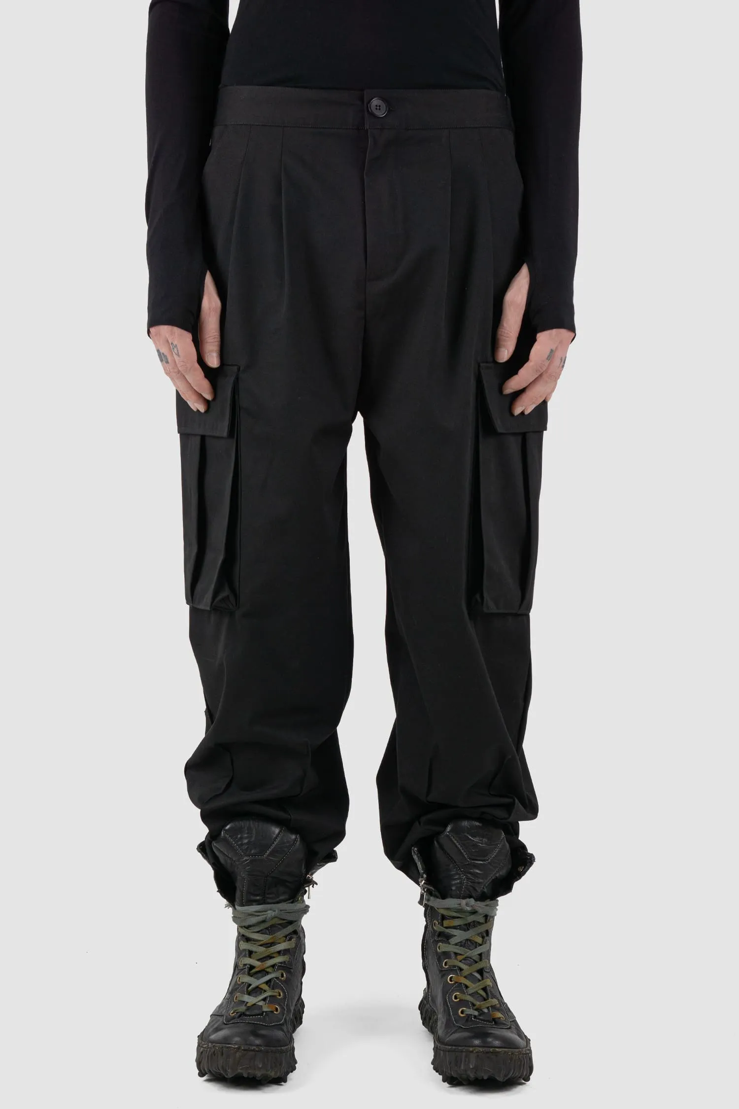 Shortened Military Cargo Pants