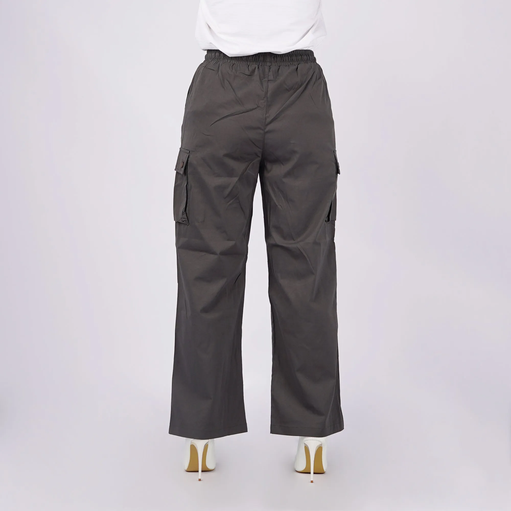 Stylistic Mr. Lee Ladies Basic Non-Denim Cargo Pants 162278 (Gray)