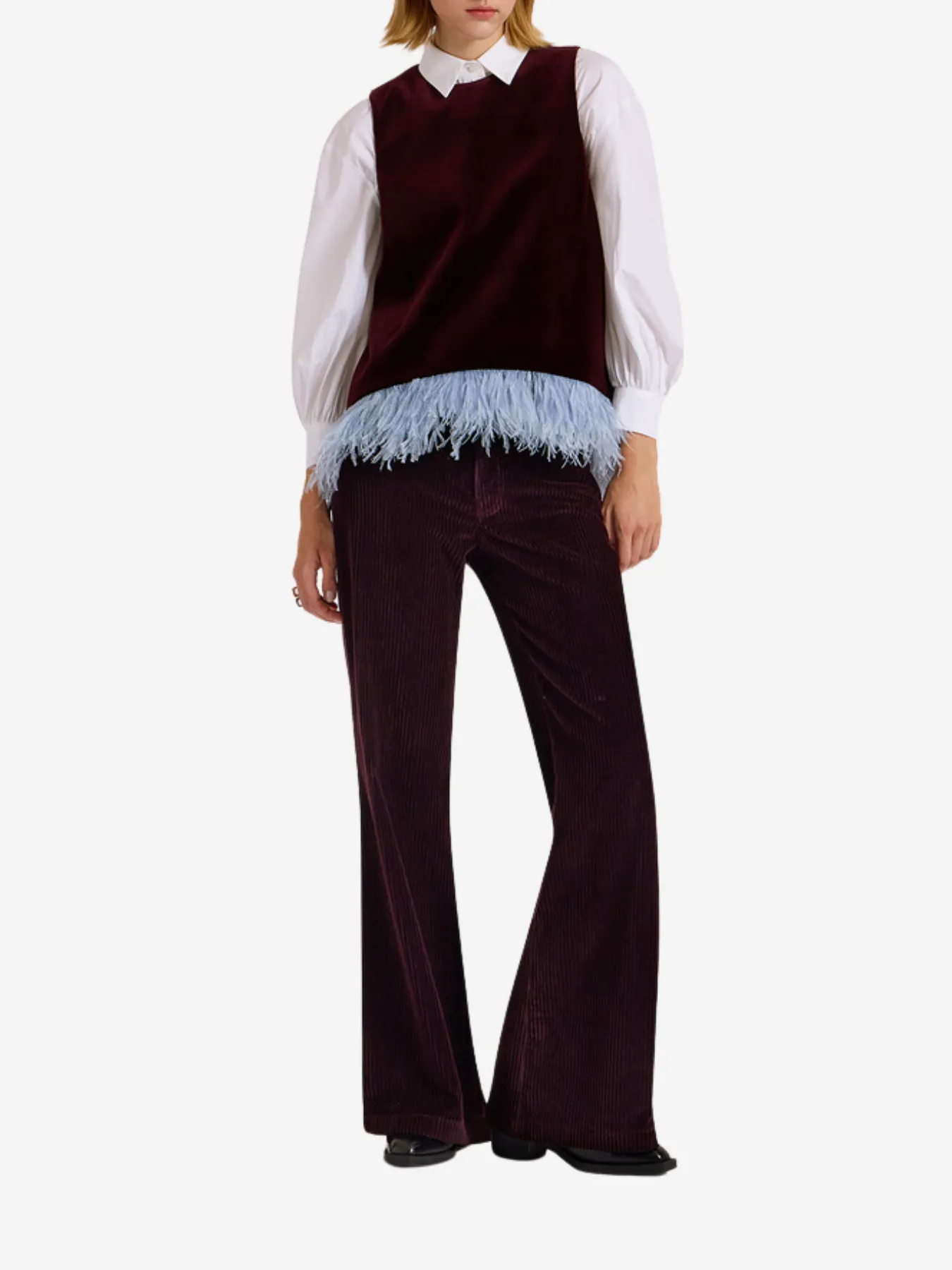 The Flare Pants - Purple