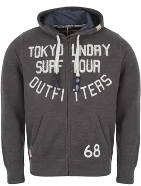 Tokyo Laundry Elizer Hoodie In Dark Grey