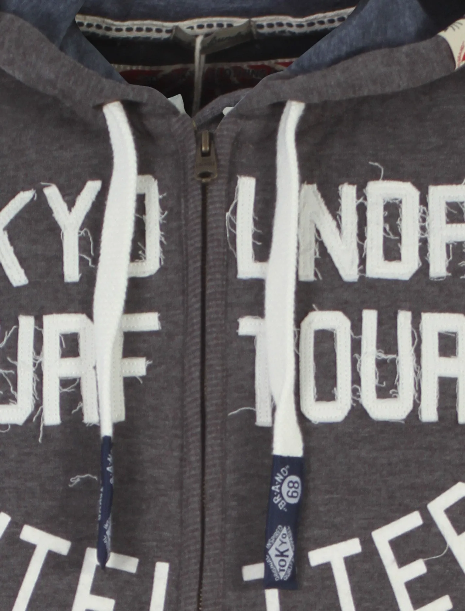 Tokyo Laundry Elizer Hoodie In Dark Grey