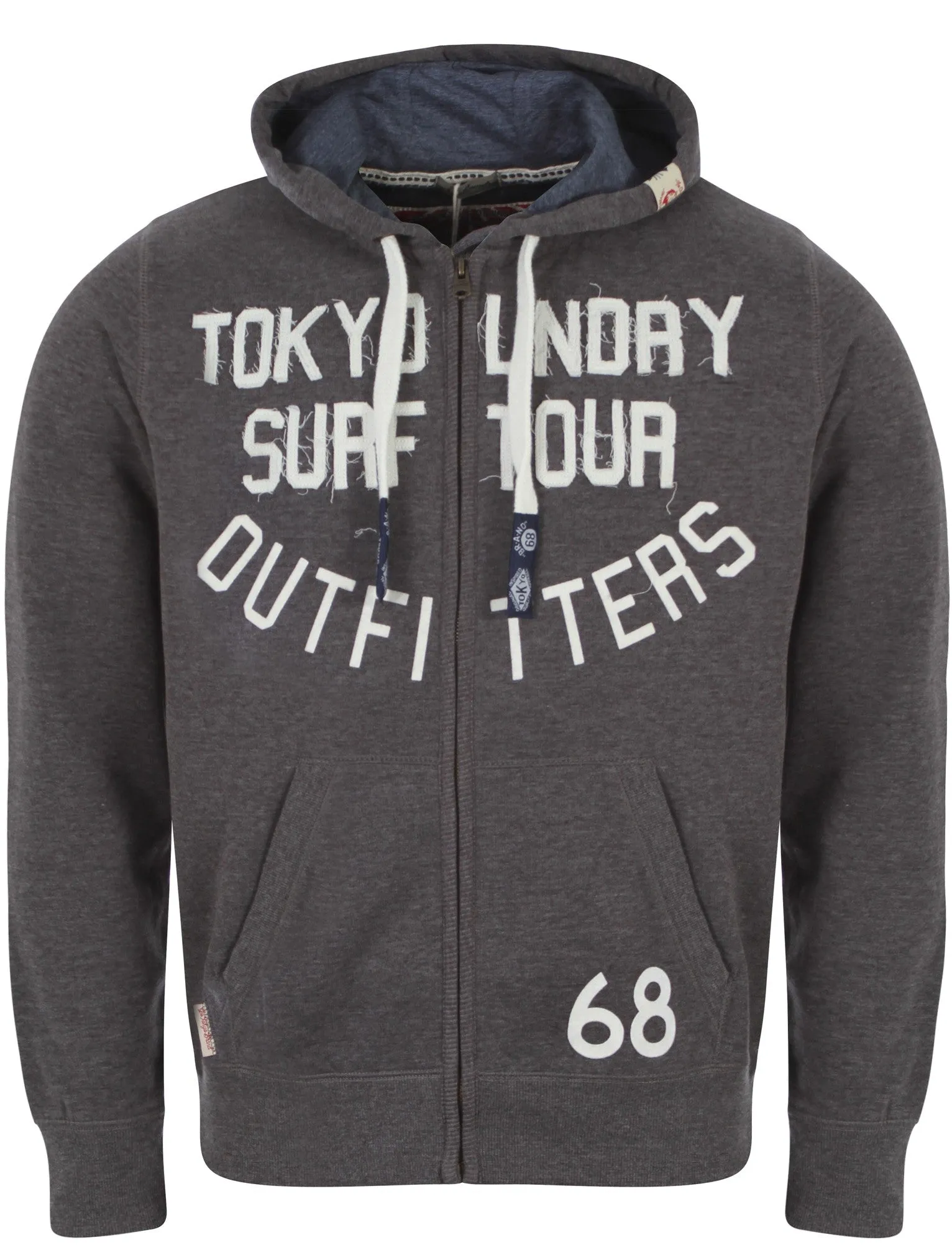 Tokyo Laundry Elizer Hoodie In Dark Grey