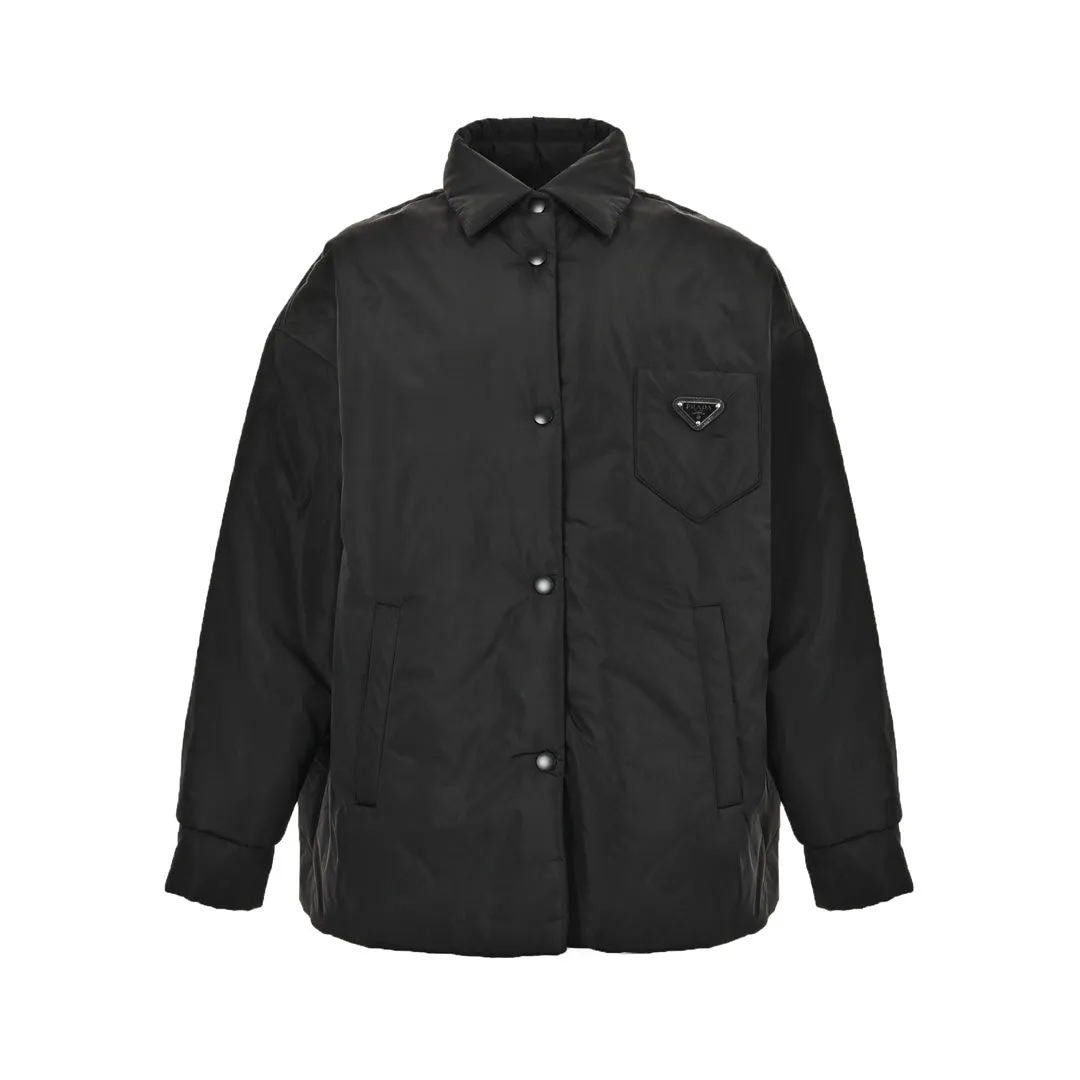 triangle mark cotton jacket