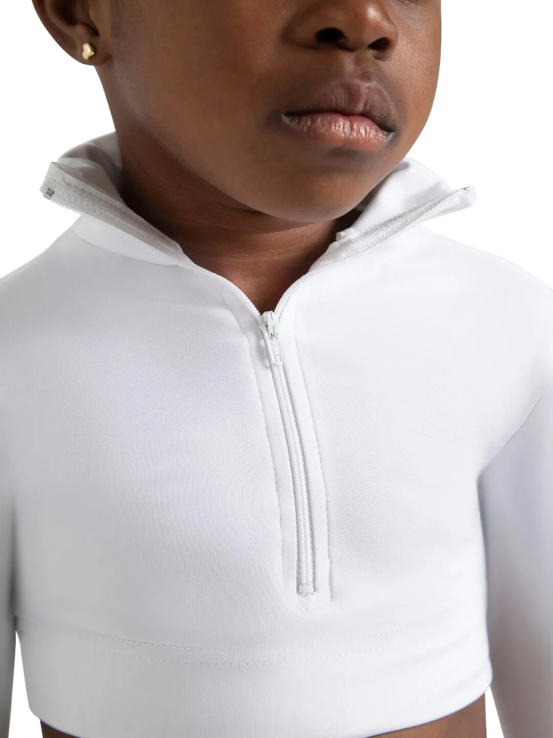Turtleneck Long Sleeve Top - Girls