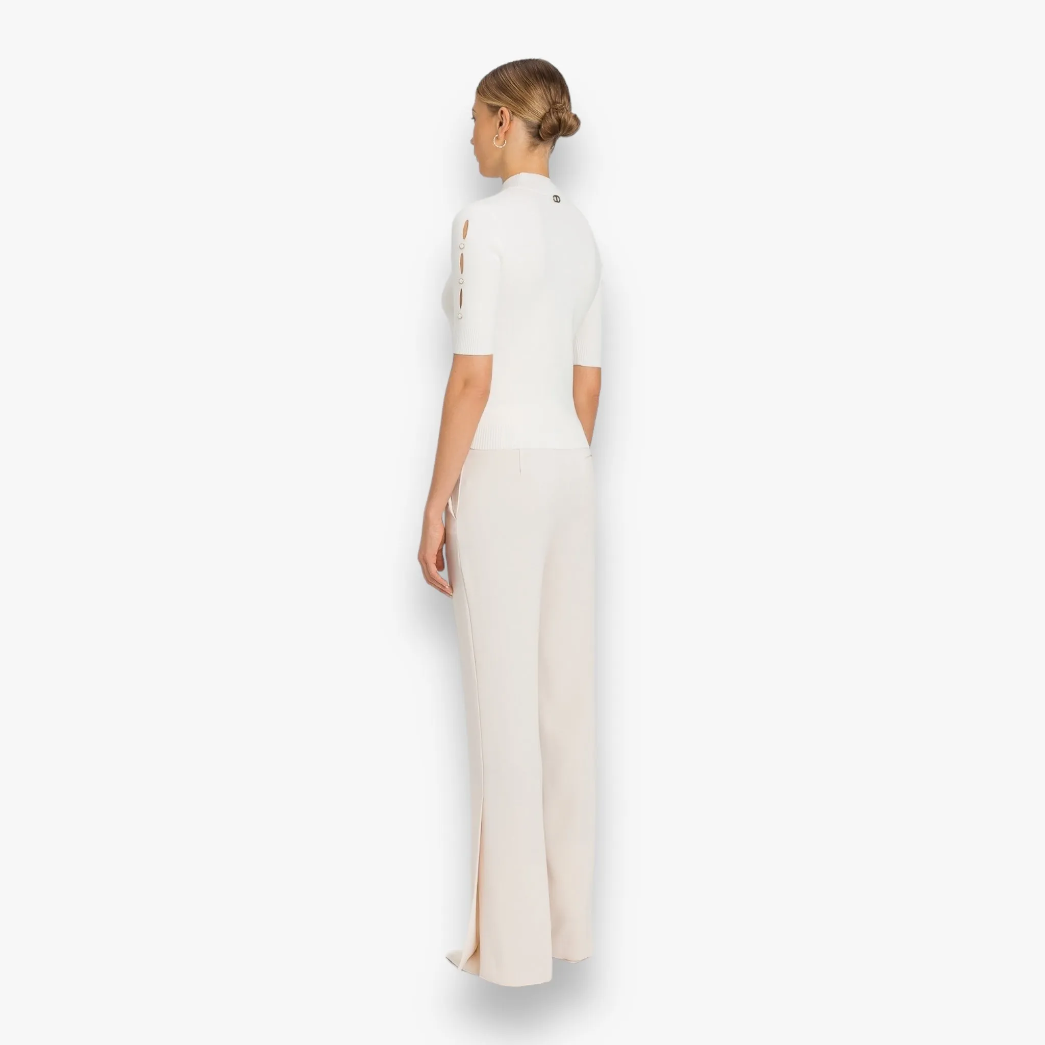 Twinset Milano - Turtleneck jumper with studs