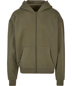 Ultra heavy zip hoodie | Olive