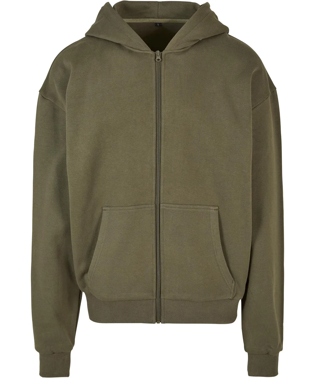 Ultra heavy zip hoodie | Olive