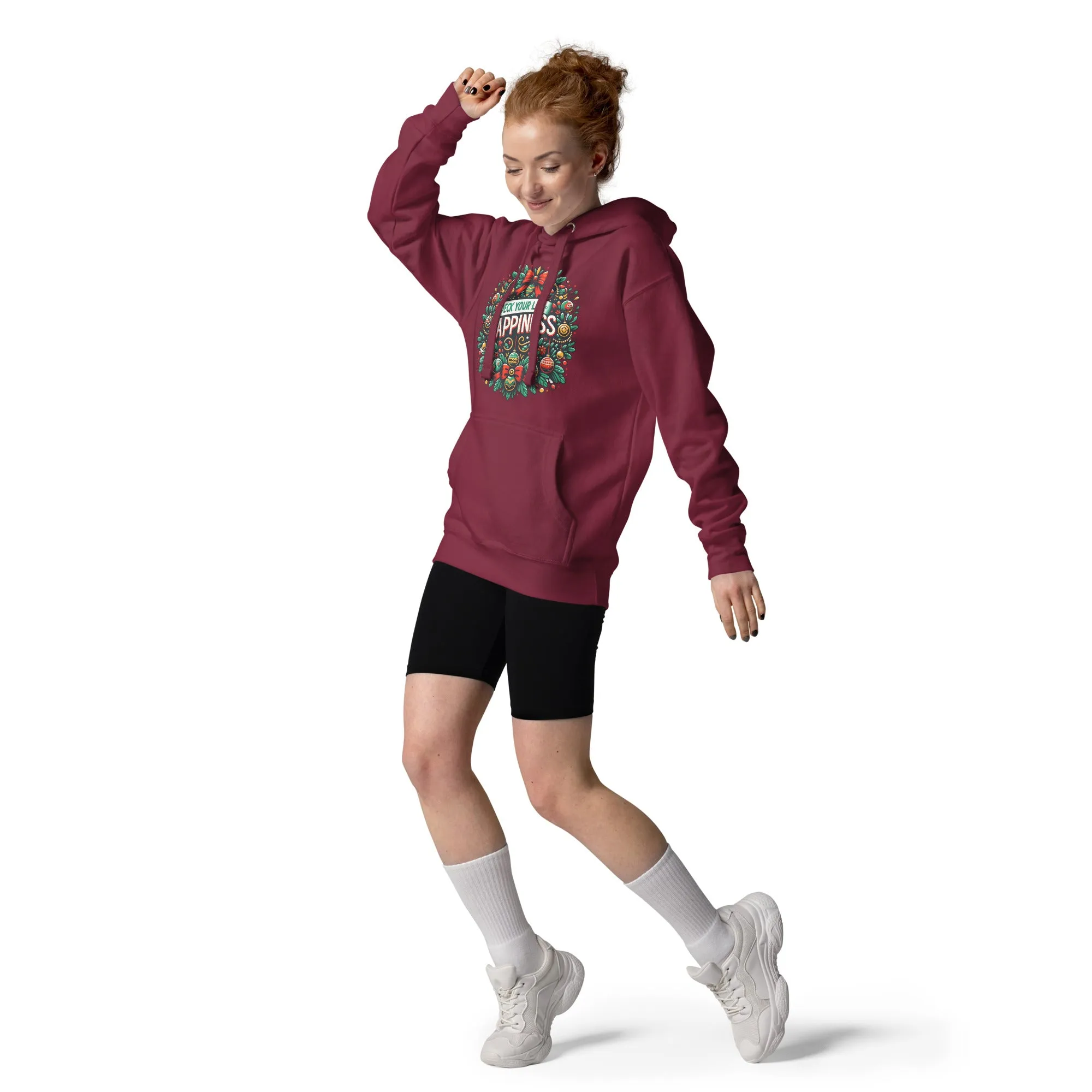 Unisex Hoodie Happiness PrintUpHub