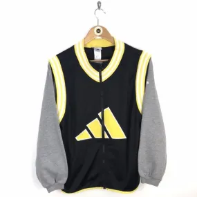 Vintage Adidas Spellout Track Jacket Medium