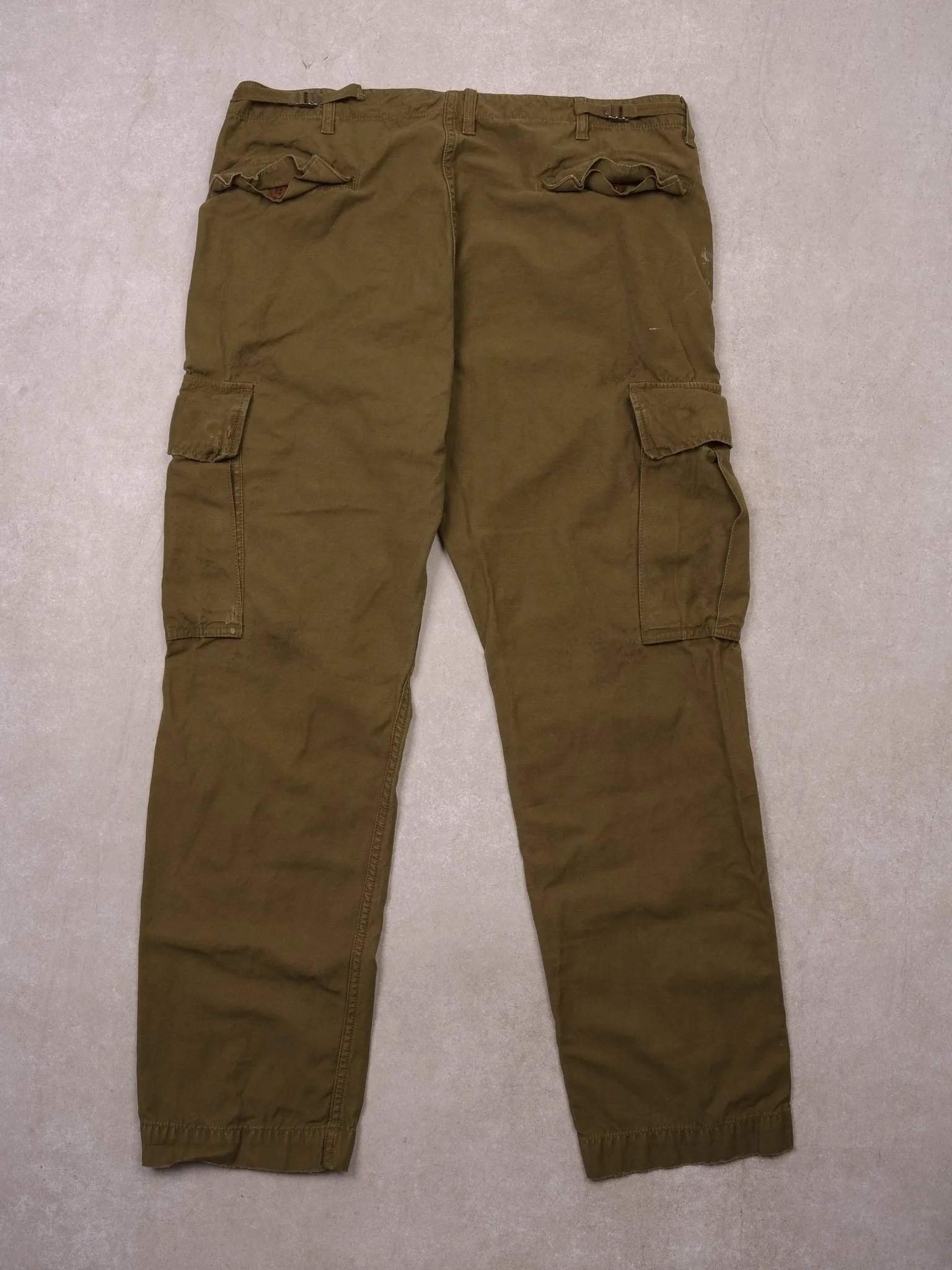 Vintage Washed Olive Green Levi's Cargo Pants (38x30)