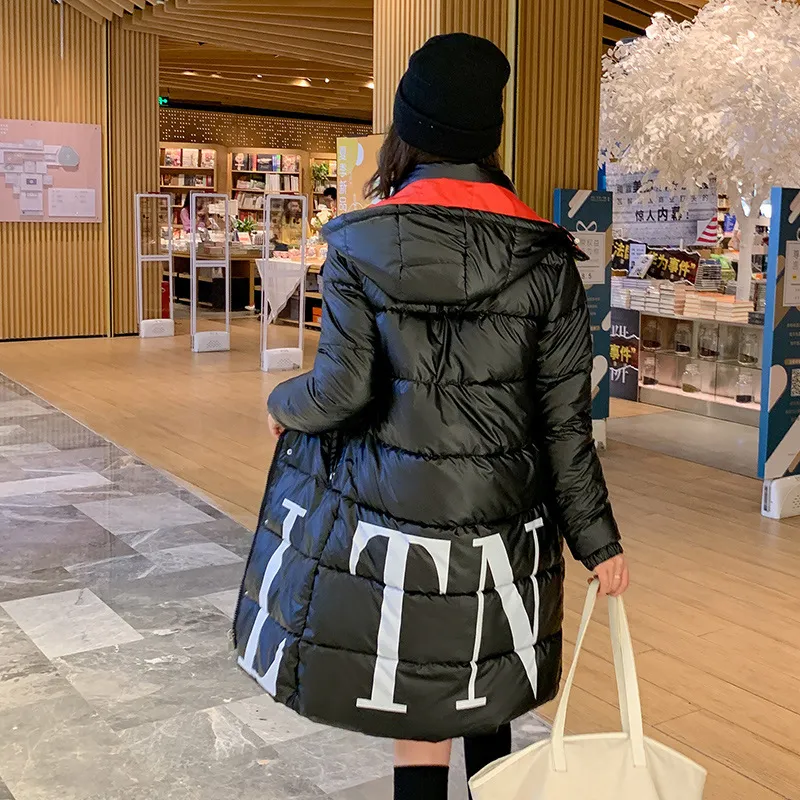 Women's Winter Casual Slim Padded Long Hooded Parka "LTN"