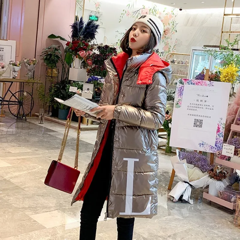 Women's Winter Casual Slim Padded Long Hooded Parka "LTN"