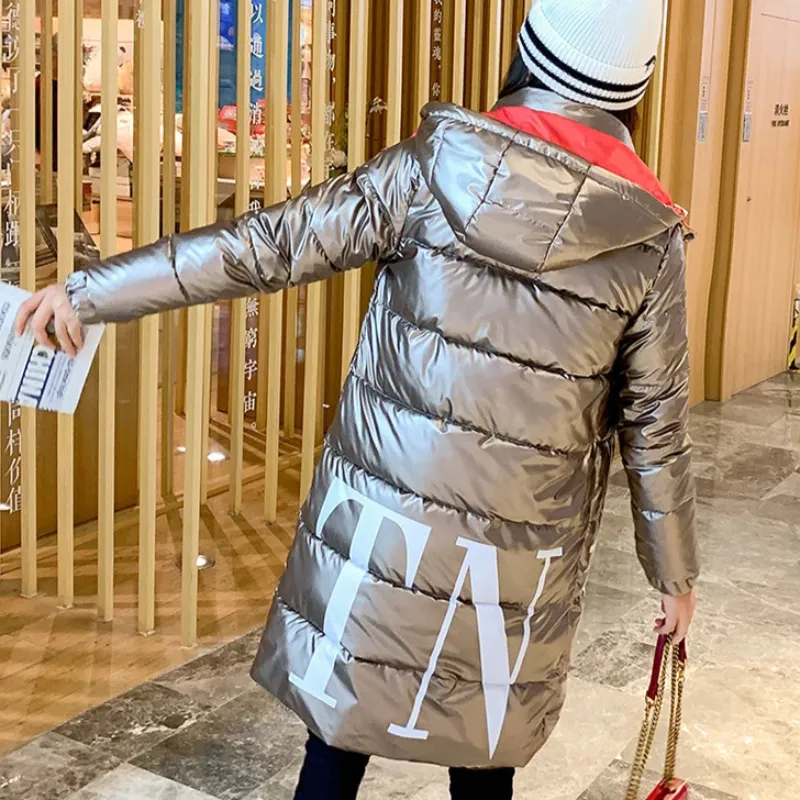 Women's Winter Casual Slim Padded Long Hooded Parka "LTN"