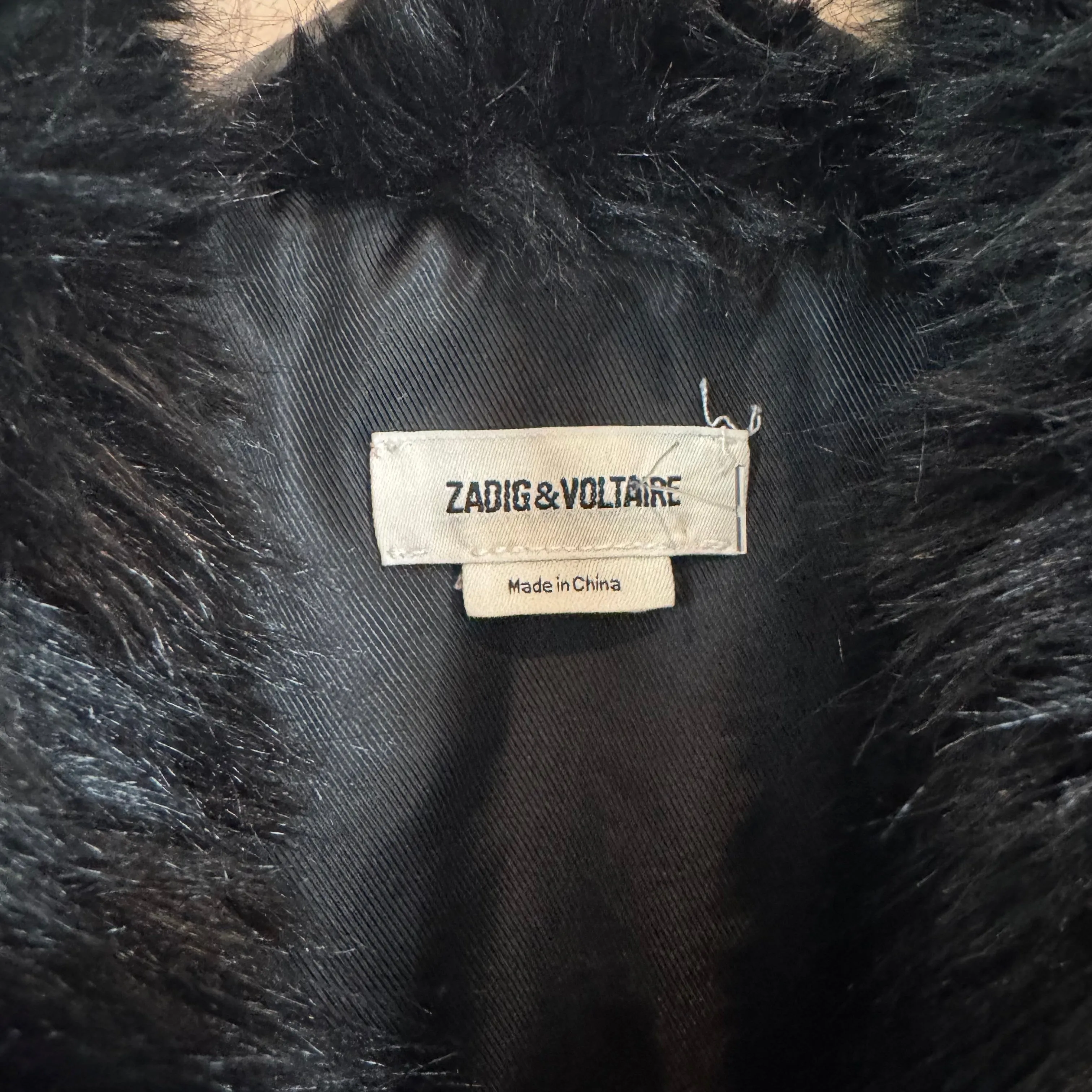 Zadig & Voltaire Faux Fur Coat