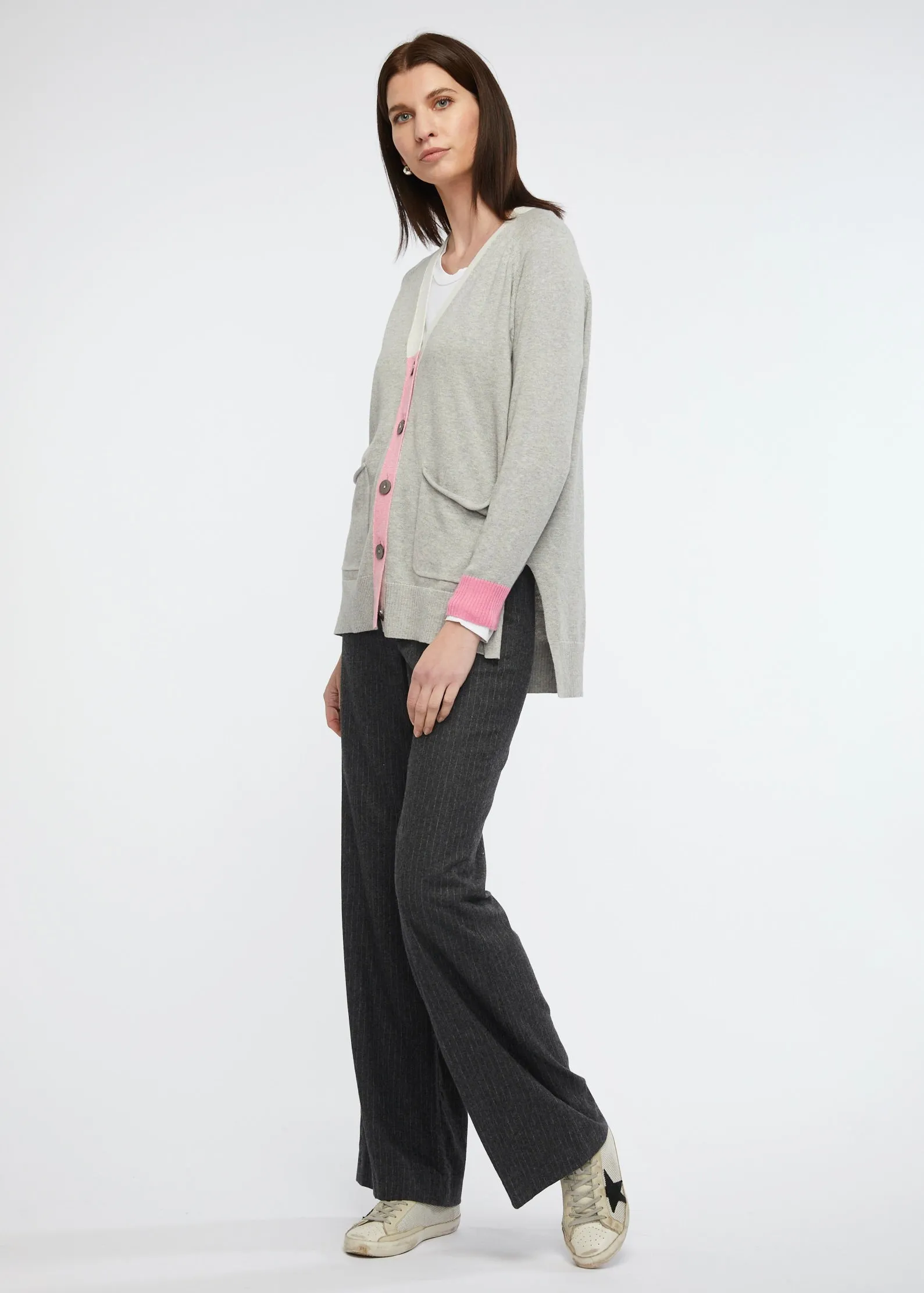 Zaket & Plover - Collage Cardi Marl Combo