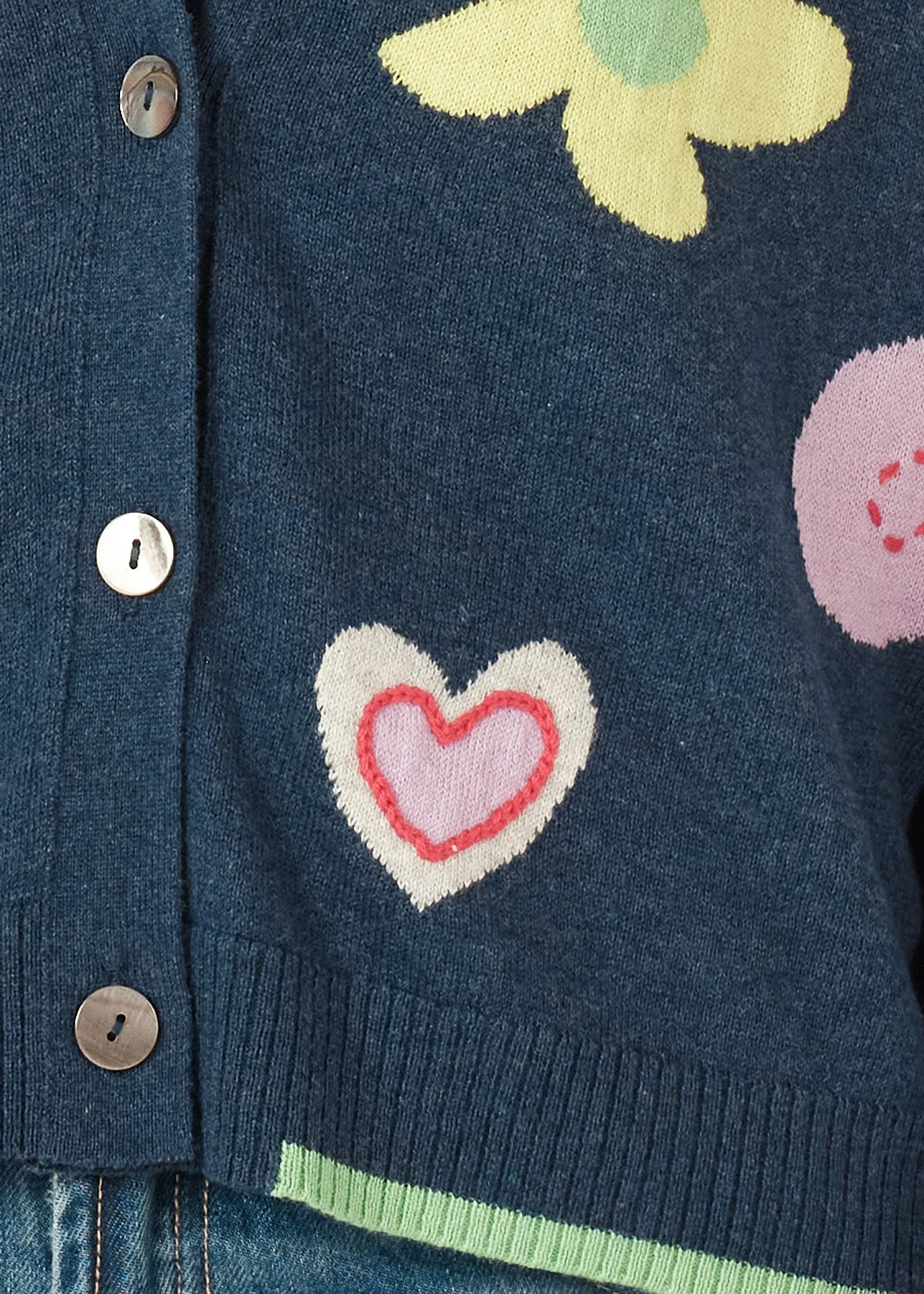 Zaket & Plover  -  Happy Cardi  -  Denim